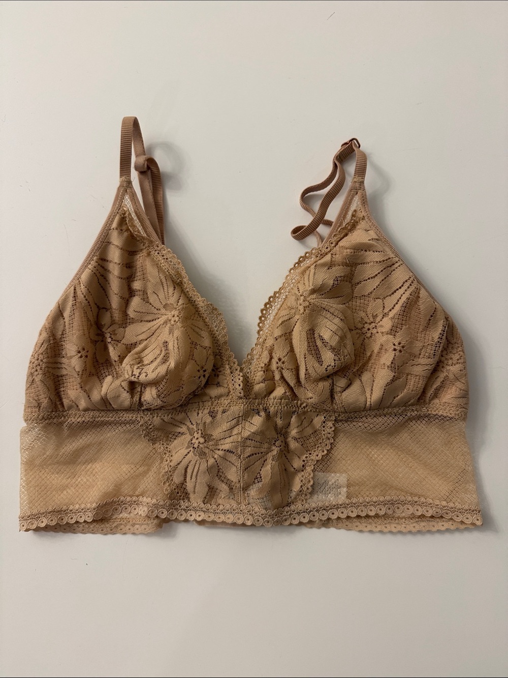 Aerie Lace Bralette in Nude